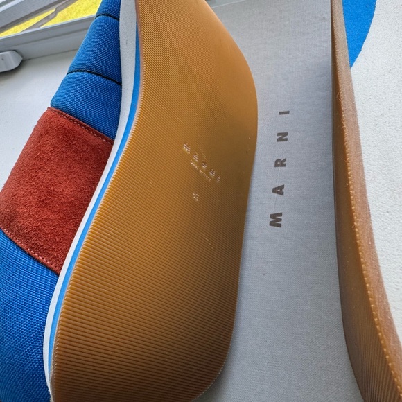Marni Blue and Red Sneakers - Picture 2 of 10